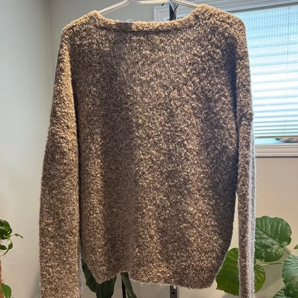 Figs Women's V-Neck Sweater - Tan - Picture 2 of 10